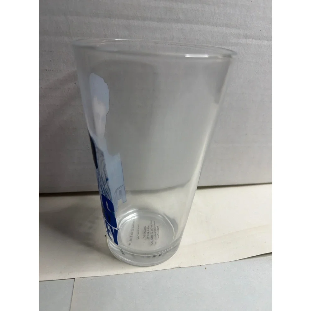 Elvis Presley Vandor Clear Glass‎ Pint Tumbler Blue Portrait Music Memorabilia